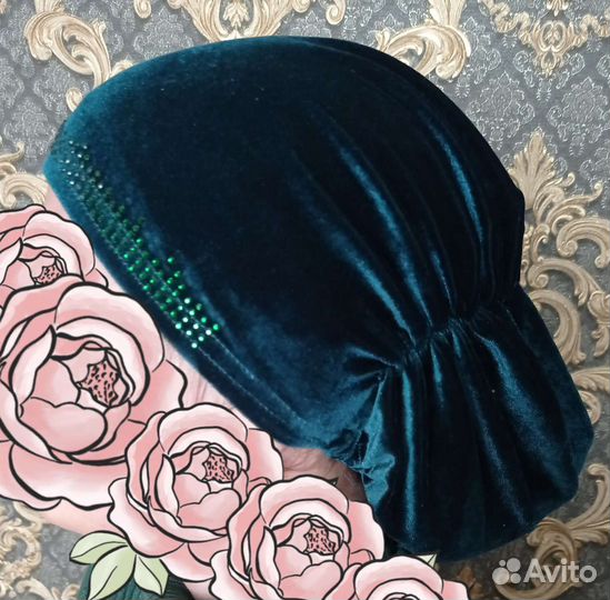 Продаю новые женские бархатные косынки-3штуки