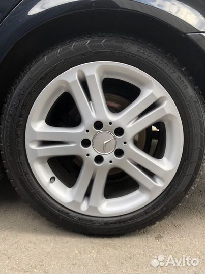 Диски r17 на mercedes бу c резиной зима