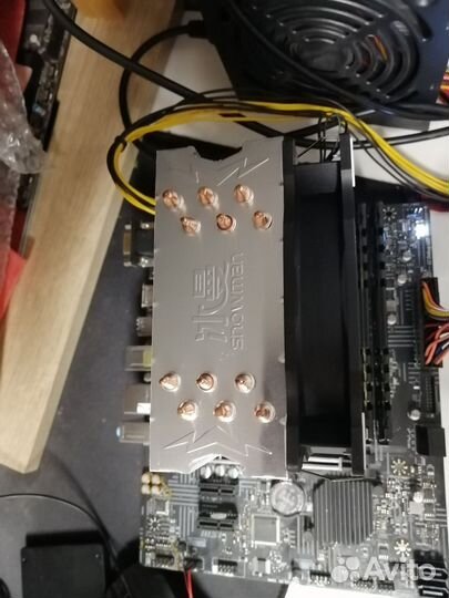 Новая башня кулер 6 теплотрубок TDP 180вт