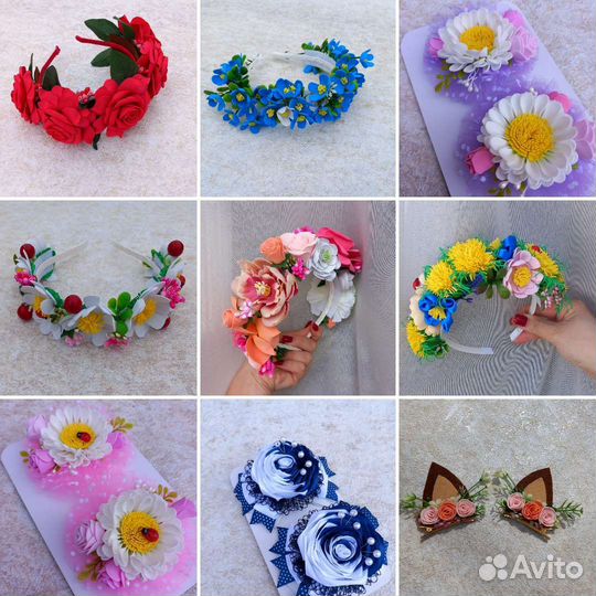 Ободок из незабудок