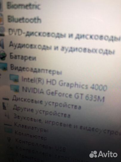 Ноутбук hp envy dv6 i7/8/1000/2