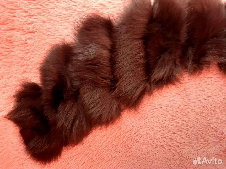Меховой воротник песец