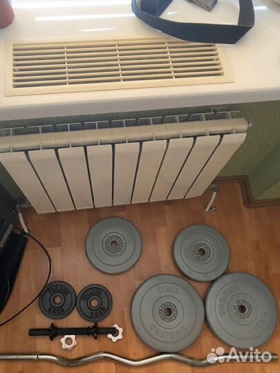 Спортивные товары гири штанги гантели