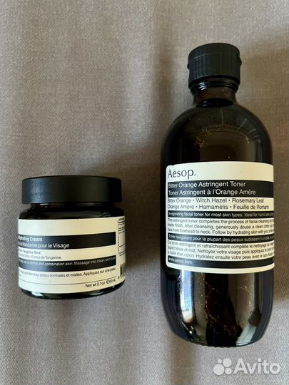 Крем и тоник Aesop новые