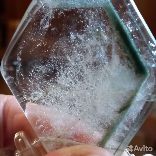 Бусы серьги горный хрусталь