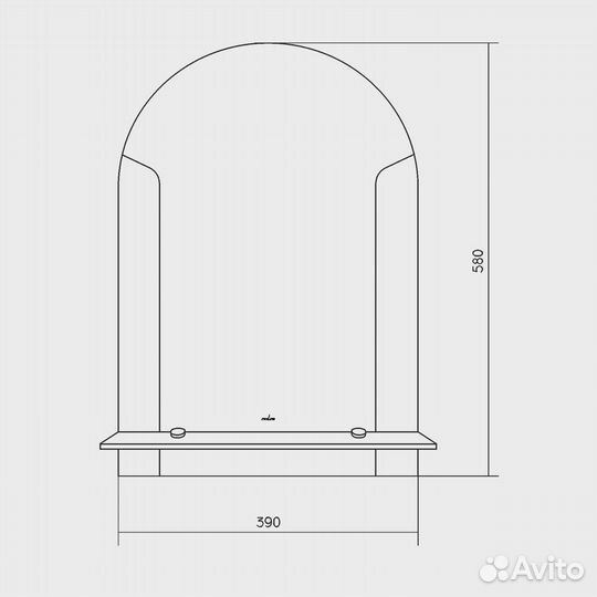 Зеркало mixline 