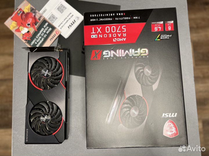 Видеокарта rx 5700 xt MSI gaming x