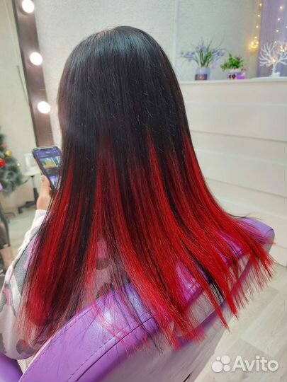 Наращивание волос на косички