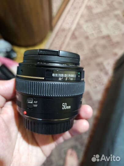 Объектив canon 50mm 1 4 ef