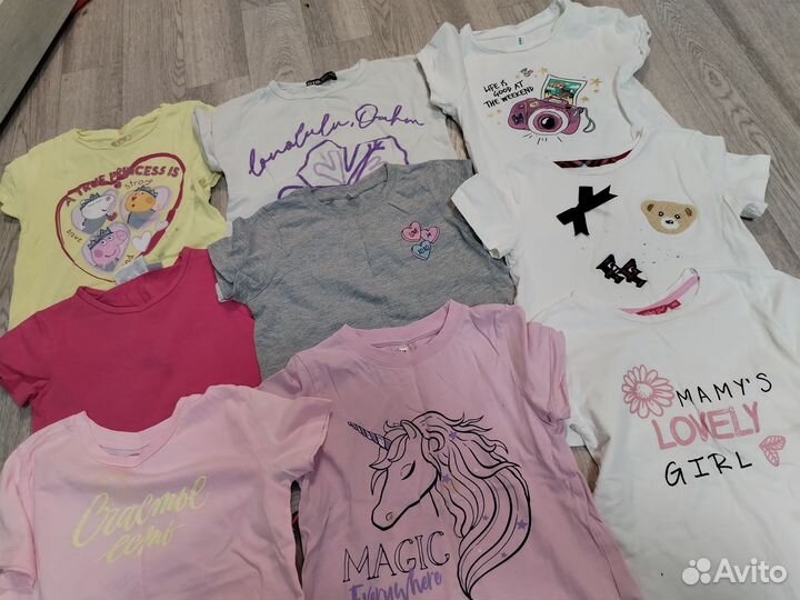 Футболки на девочку 104-110