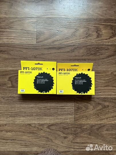 Картридж T2 IC-cpfi-107BK (PFI-107BK)