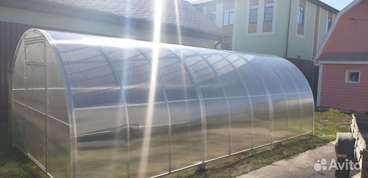 Теплица эконом 20х20 шаг 0.65см 6 метров
