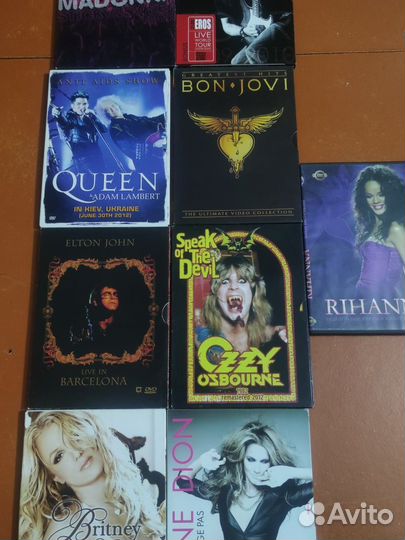 DVD диски, концерты,лицензия