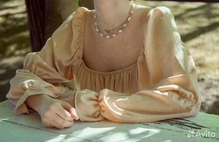 Блуза со сборками