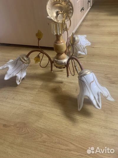 Люстра потолочная бу