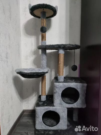 Домики для кошек с когтеточкой