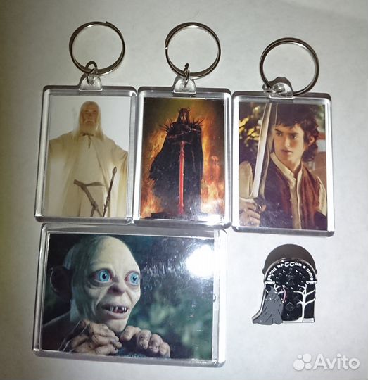 Значки, брелоки, магнит, карточки Властелин колец