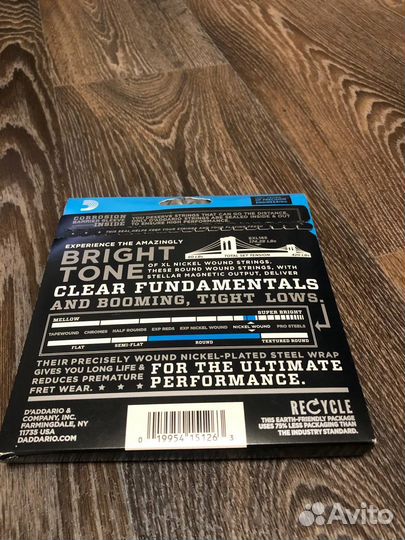 Струны для бас-гитары D'Addario EXL165