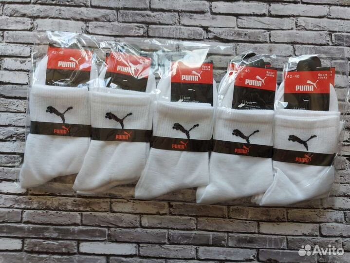 Носки Nike Adidas Reebok хлопок