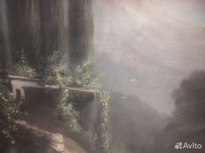 Картина старинная, 1000 мм на 1300мм