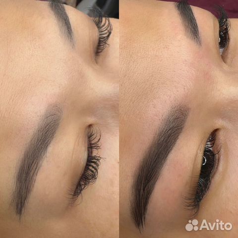 Окрашивание бровей, долговременная укладка