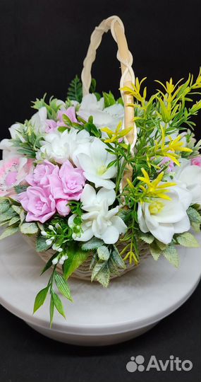 Букеты цветов из мыла