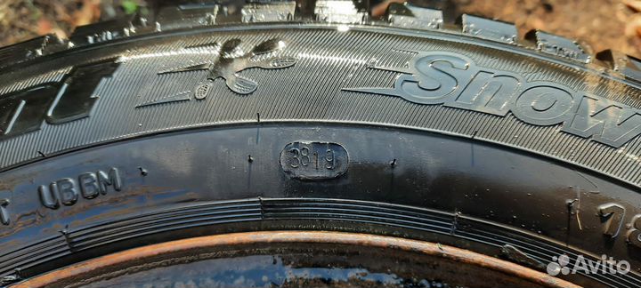 Комплект зимней резины на дисках r15 185*65 4*100