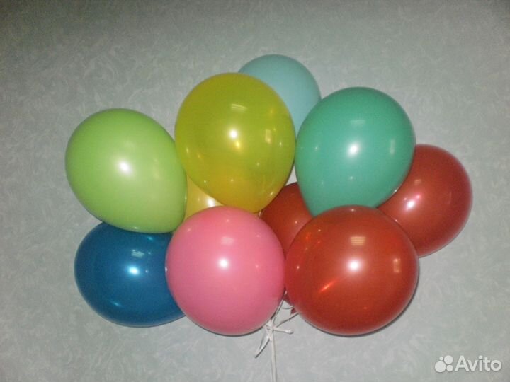 Гелиевый шар с обработкой без надписи