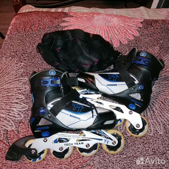 Роликовые коньки Tech Team раздвижные