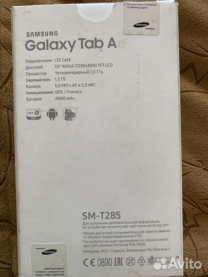Планшетник Samsung Galaxy Tab A-6