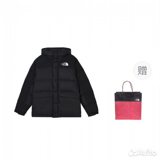 THE north face Down Jacket Men Black Gift Bag (XXL)(60)
