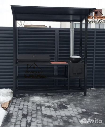 Мангал лофт