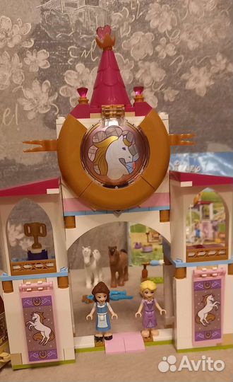 Lego 43195 disney princess рапунцель конюшня