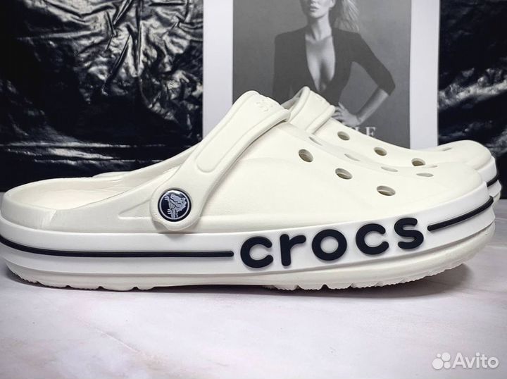 Crocs сабо женские белые 38-39