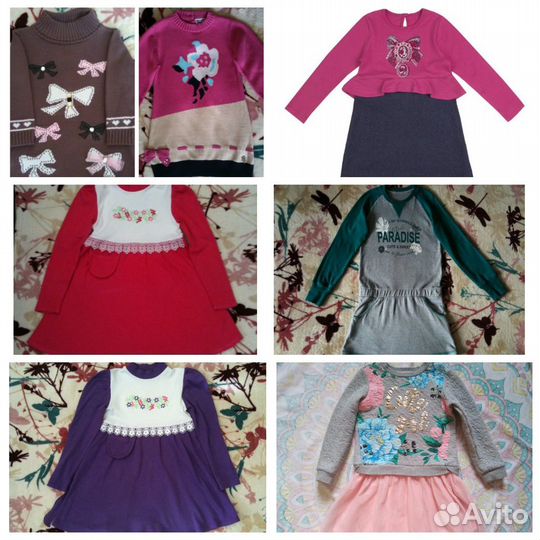 Вещи пакетом для девочки для д/с Размер 116-122