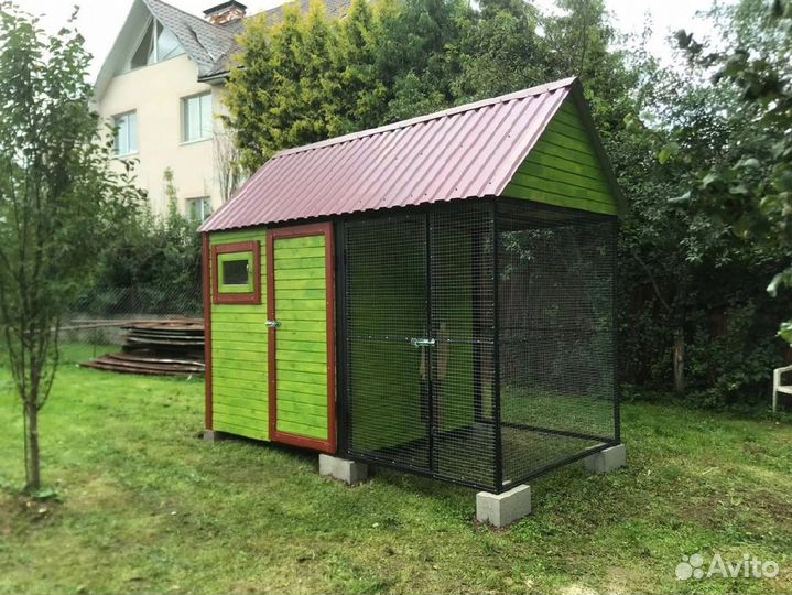 Курятник с установкой