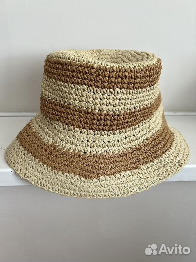 Панама шляпа из рафии hm. Новая