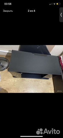 Стеклянная тумба