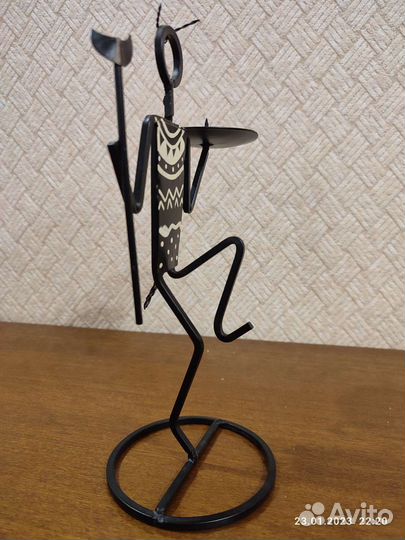 Подсвечник металлический