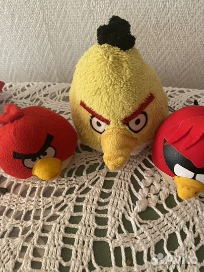 Мягкие игрушки Angry birds