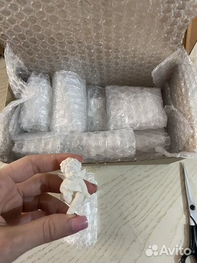 Гипсовая фигура ангел, ангелочек