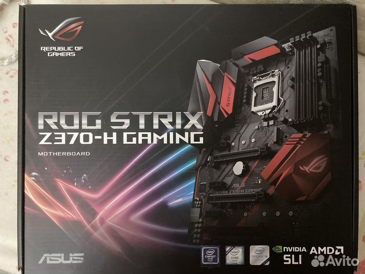Asus ROG strix Z370-H gaming + Intel Core i5-8600K