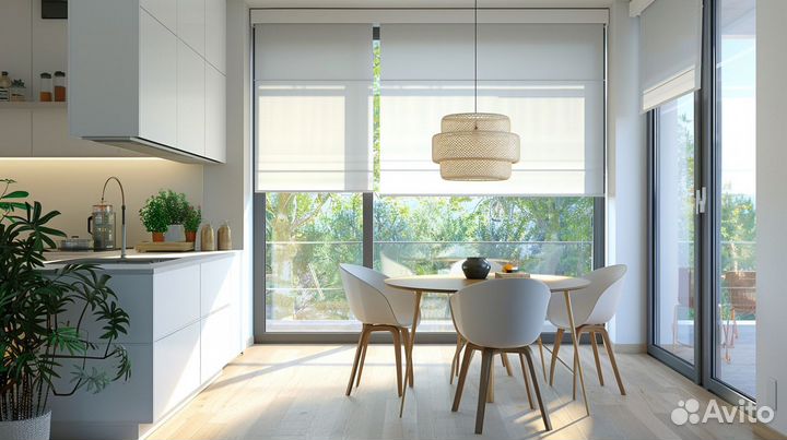 Рулонные шторы с электроприводом