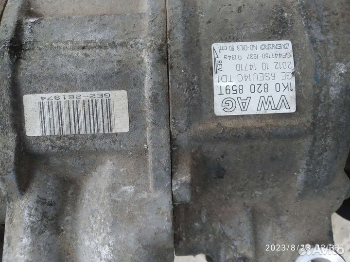 Компрессор кондиционера skoda octavia a5