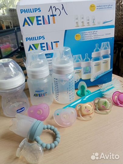 Бутылочки avent новые
