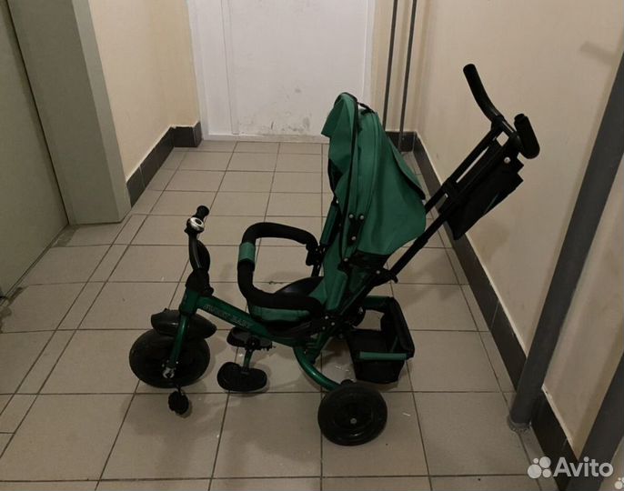 Трехколесный велосипед с родительской ручкой