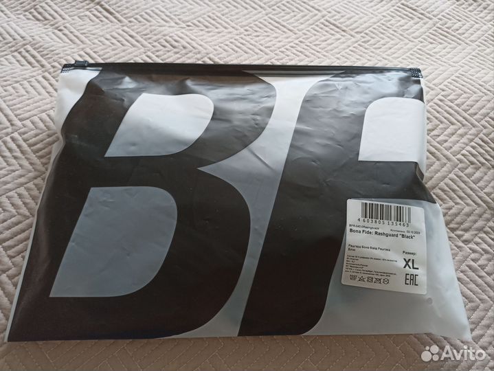 Рашгард Bona Fide чёрный XL новый