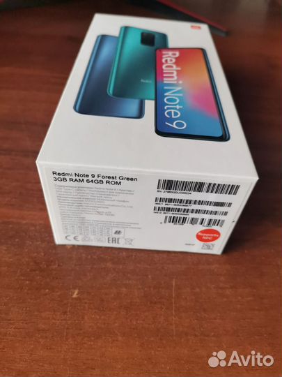 Xiaomi Redmi Note 9, 3/64 ГБ
