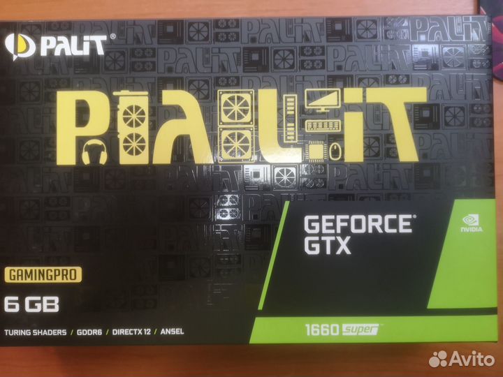 Palit GeForce GTX 1660 super Gaming Pro 6G