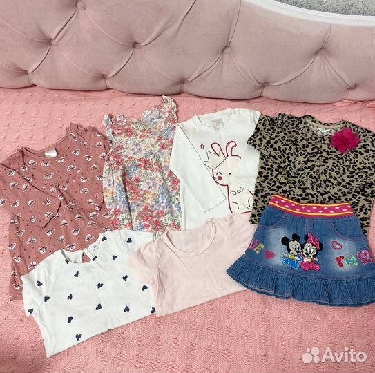 Вещи пакетом на девочку 86 hm babygo